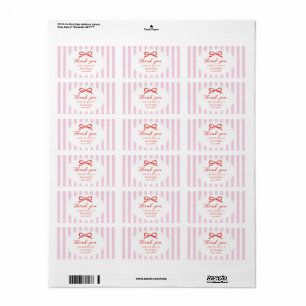 Stickers Baby's first birthday with soft pink.
