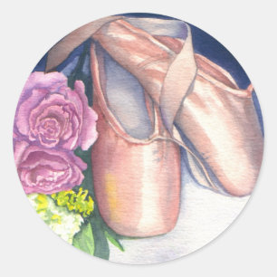 Stickers - Ballet Shoes & Roses