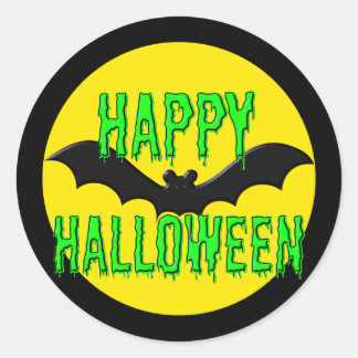 Stickers - "Batty" Happy Halloween