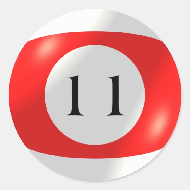 Stickers - Billiards - 11 Ball (Front)