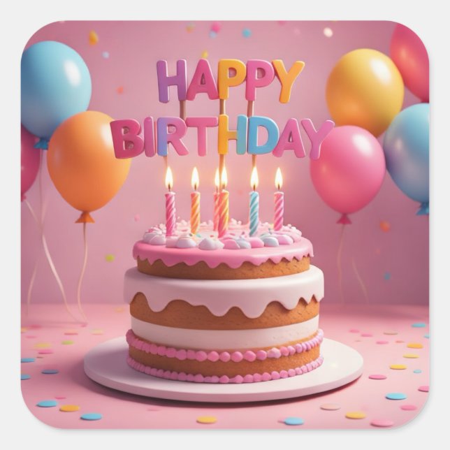 Stickers (Birthday Party) (Front)