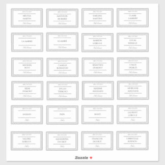 Stickers brand place Wedding