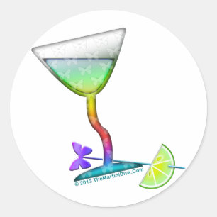 STICKERS - BUTTERFLY MARTINI