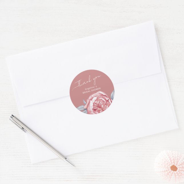 Stickers for a bridal shower. (Envelope)