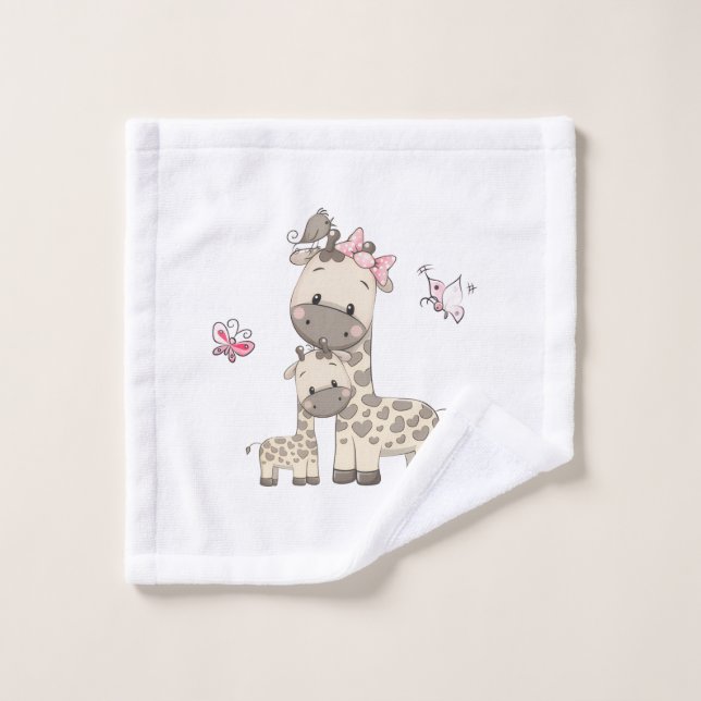 stickers for kids bath towel set (Wash Cloth)