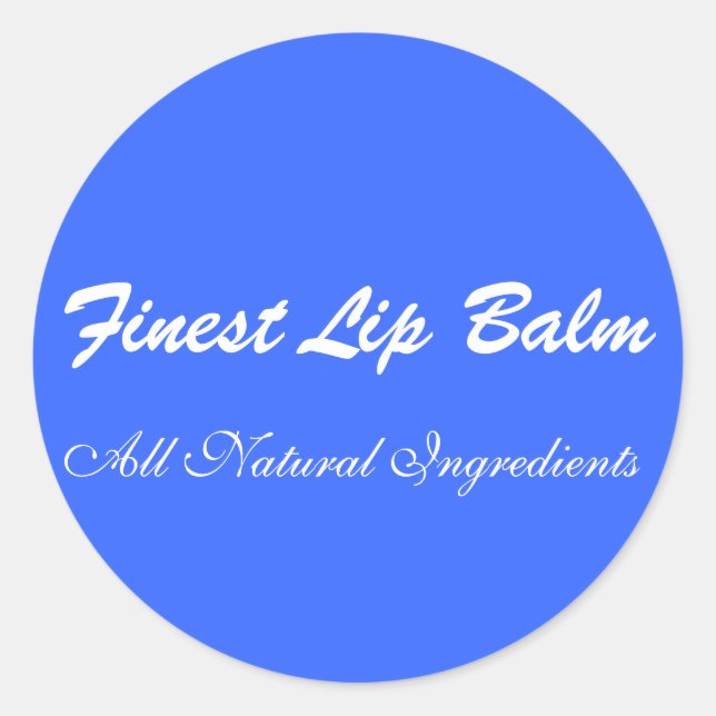 Stickers for Lip Balms (Front)