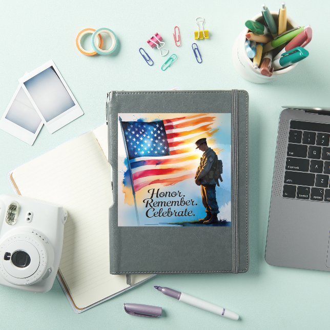 Stickers for Memorial Day Evoking Honour (iPad Cover)