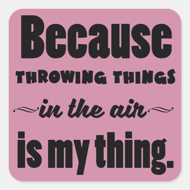 Stickers for Track and Field Throwers (Front)