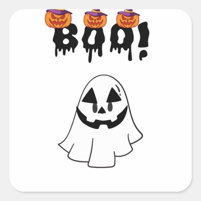 stickers   halloween boo (Front)