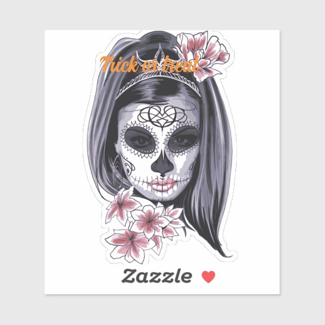 Stickers Halloween trick or treat (Sheet)