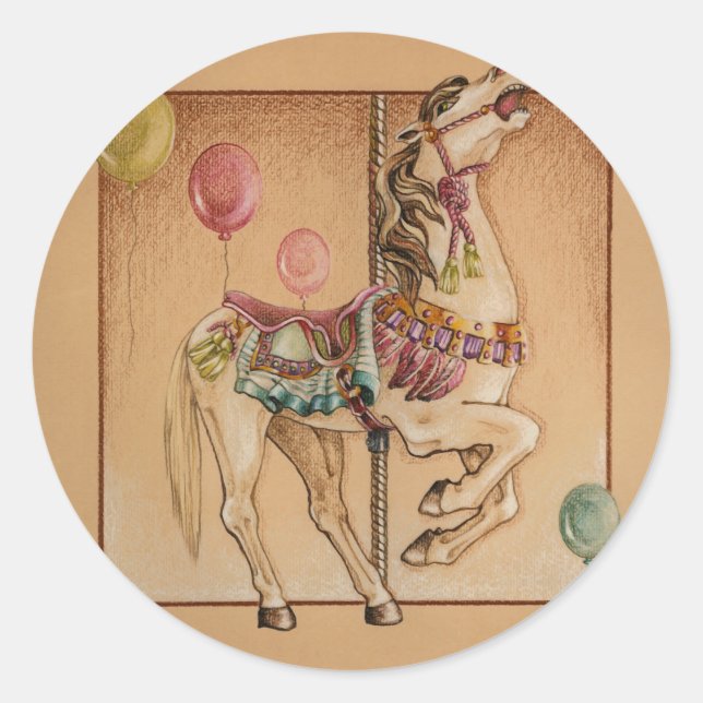 Stickers - Happy Horse Carousel (Front)