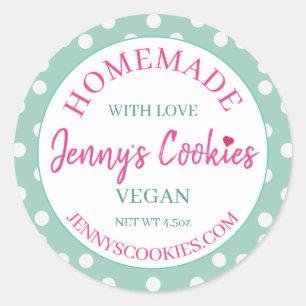 Stickers - Homemade With Love Jenny's Cookies 
