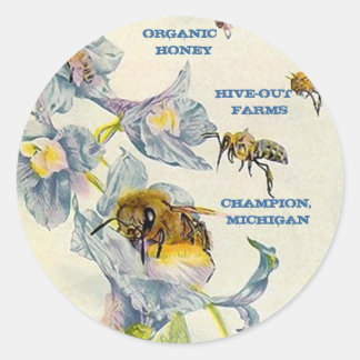 STICKERS HONEYBEE HONEY PRODUCERS PRODUCT MARKING