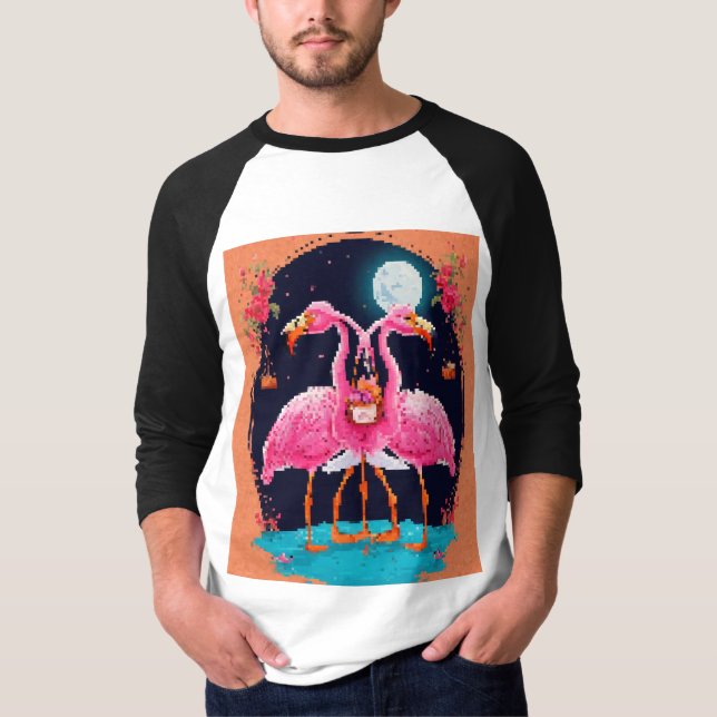 Stickers Illustration T-Shirt (Front)
