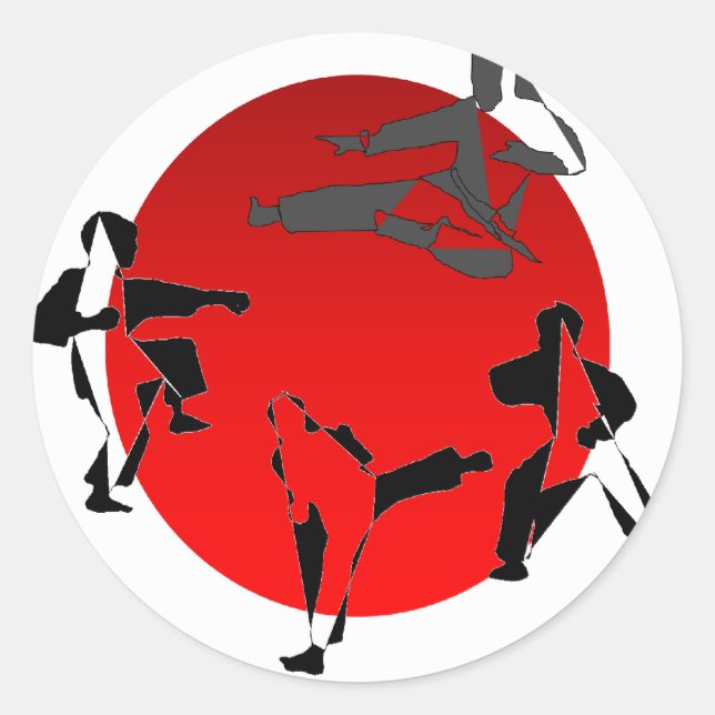 stickers karate martial arts (Front)