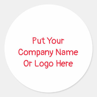 Stickers&Labels(Your Own Design) Classic Round Sticker