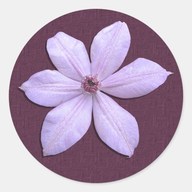 Stickers - Lilac Clematis (Front)