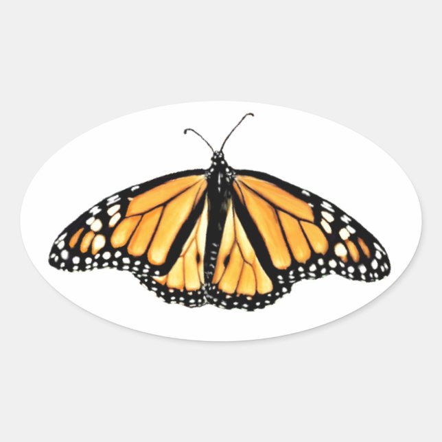 Stickers Male Monarch Butterfly (Front)
