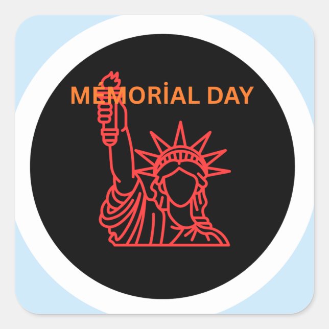 Stickers mémorial day  (Front)