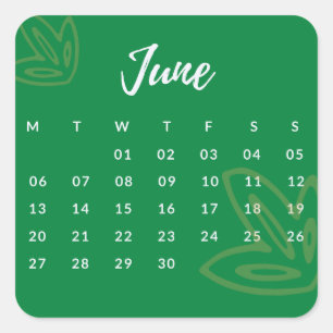 Stickers Month of the Year - June (S'G) *2022