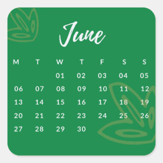 Stickers Month of the Year - June (S'G) *2022