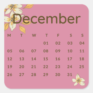 Stickers month of year - December (S'F) *2022