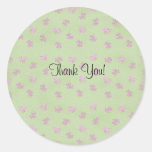 stickers...old rose classic round sticker