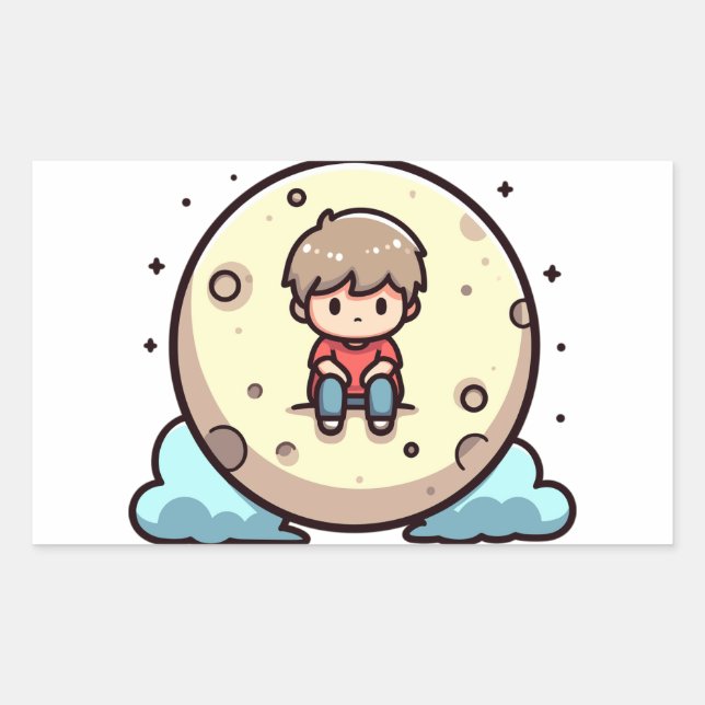 Stickers sweat big little peach (Front)