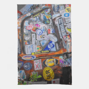 Stickers Tea Towel