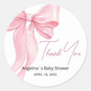  Stickers thank you for baby shower.