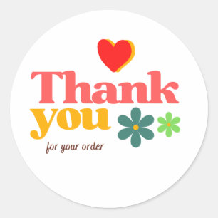 Stickers - Thank You For Your Order