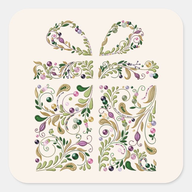 Stickers - Tuscan Box & Bow (Front)