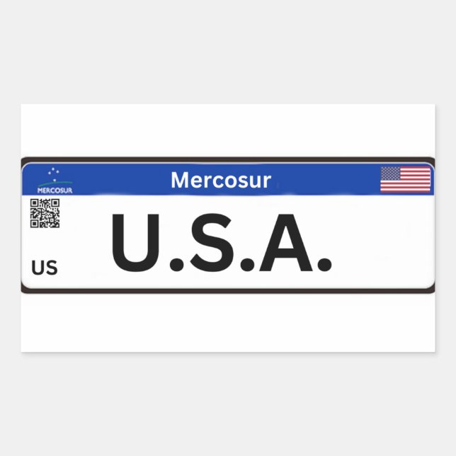 Stickers USA Mercosur (Front)