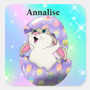 Stickers with bunny