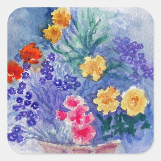 STICKERS WITH FLOWERS (Front)