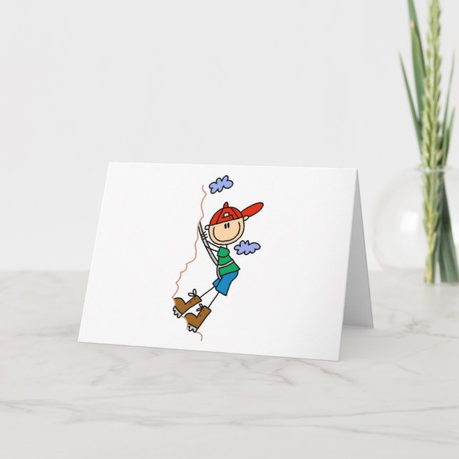 StickFigure Mountain Climbing Cards (Front)