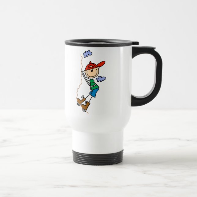 StickFigure Mountain Climbing Mug (Right)