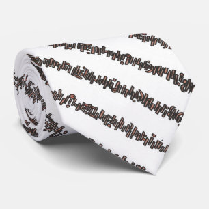 Sticks And Stones-Abstract Diagonal Stripes Tie