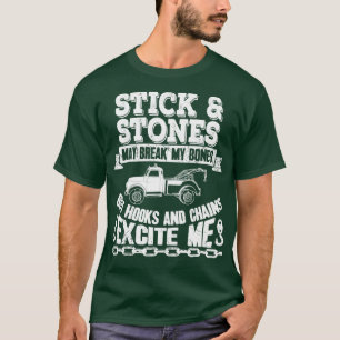 Sticks and stones may break my bones but hooks and T-Shirt
