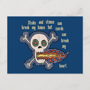 Sticks and Stones Postcard