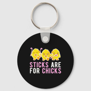 Sticks For Chicks Field Hockey Player Field Hockey Key Ring