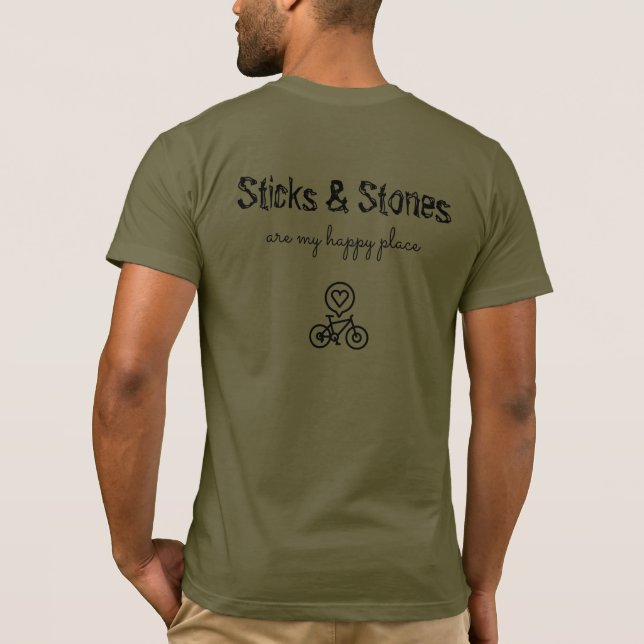 Sticks & Stones T-Shirt (Back)