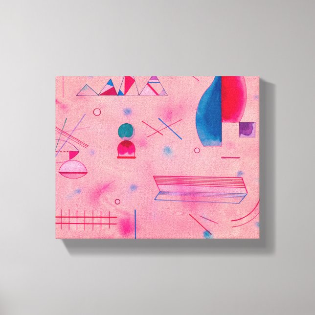 Sticks, The Rose, 1933 by Wassily Kandinsky Canvas Print (Front)