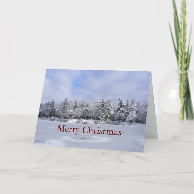 Sticky Snow 34 Christmas ~ card (Front)