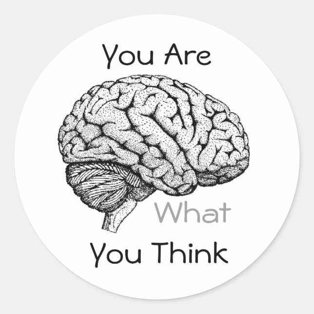 Sticky Think Classic Round Sticker (Front)