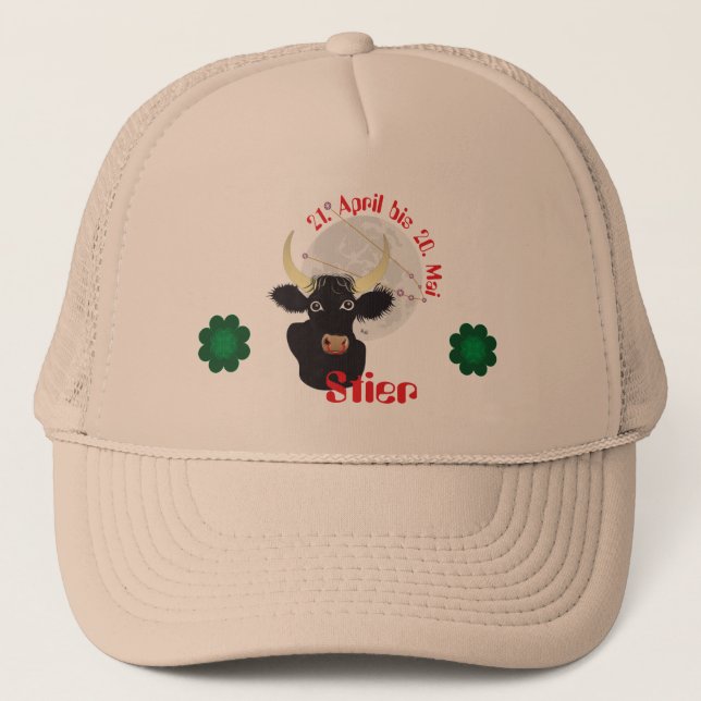 Stier 21. April bis 20. Mai Cap (Front)