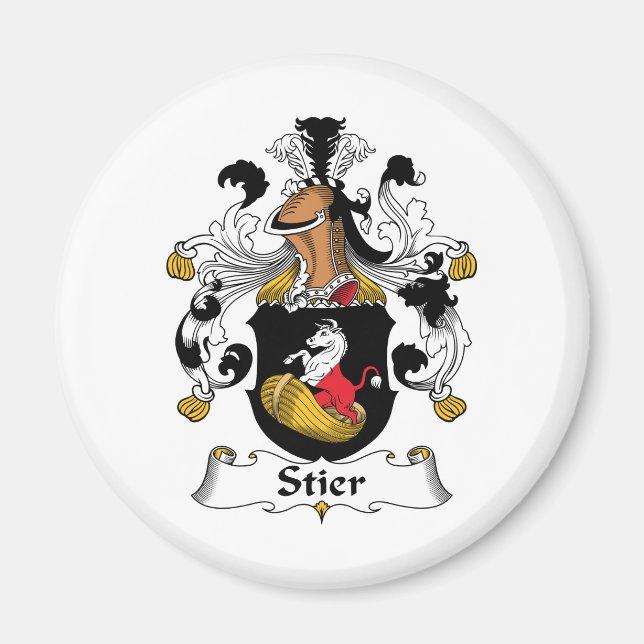 Stier Family Crest Magnet (Front)