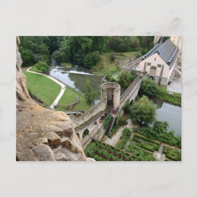 Stierchen Bridge outside the rock casemates Postcard (Front)