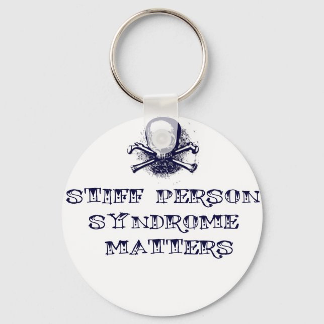 Stiff Person Syndrome Matters Key Ring (Front)