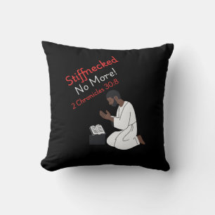 'Stiffnecked No More' Hebrew Israelite Design Cushion
